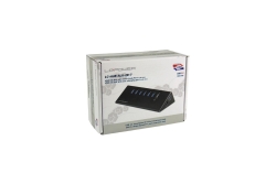 LC-Power USB-Hub 6x USB 3.0 + 1xLadefunktion LC-HUB-ALU-7B