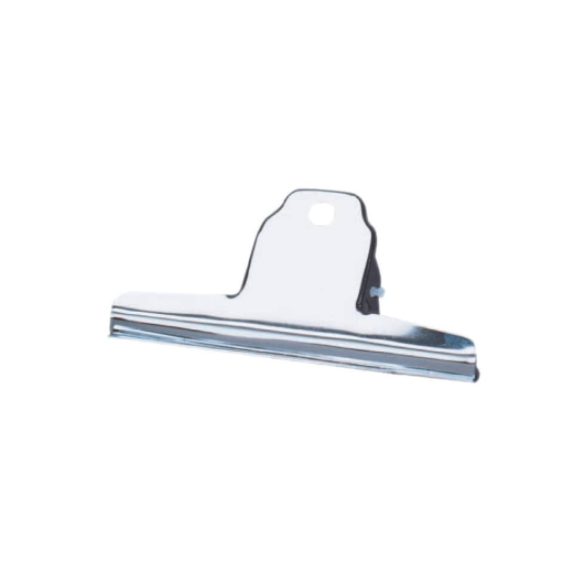 Briefklemmern - Metall lackiert, 125 mm, Klemmvolumen 40 mm, vernickelt, 10 Stück