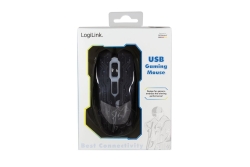 Logilink Gaming Maus, USB, 6-button, 2400dpi