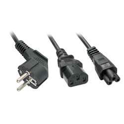 LINDY IEC-Y-Netzkabel an IEC C13 & C5...