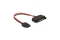 DELOCK SATA-Kabel Slim 6pin -> SATA 15pin 0.10m