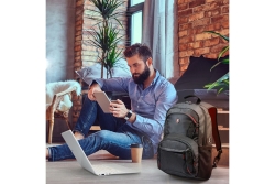 Port Laptop Rucksack Houston ECO 17,3 Zoll schwarz Business