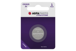AgfaPhoto Batterie Knopfzelle CR2025 3.0V Lithium 1St.
