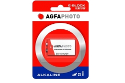 AgfaPhoto Batterie Alkaline Power -9V 6LR61 E-Block 1St.