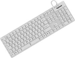KeySonic Industrie-TAS, 105 Tasten, USB, WH, KSK-8030 IN(DE)