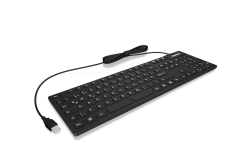 KeySonic Industrie-TAS, 105 Tasten, USB, BK, KSK-8030 IN(UK)