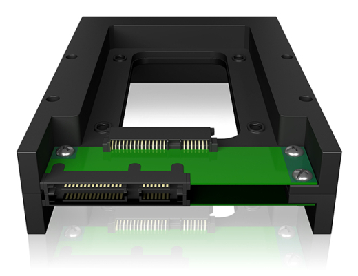 Einbaurahmen IcyBox HDD/SSD Konverter 2,5 -> 3,5 retail
