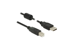 DELOCK USB Kabel A -> B St/St 2.00m schwarz