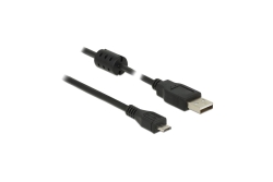 DELOCK USB Kabel A -> Micro-B St/St 1.50m schwarz