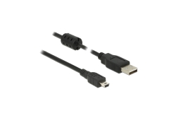 DELOCK USB KabelA -> Mini-B St/St 1.50m schwarz