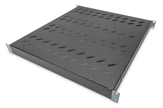 DIGITUS Fachboden 1HE 44x482x500-780mm bis 50kg schwarz vari