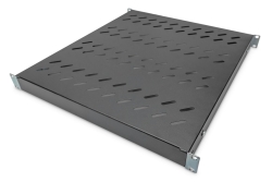 DIGITUS Fachboden 1HE 44x482x500-780mm bis 50kg schwarz vari