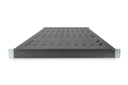 DIGITUS Fachboden 1HE 44x482x500-780mm bis 50kg schwarz vari