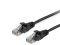 Equip Patchkabel Cat6 U/UTP 2xRJ45 0.25m schwarz PVC Polybeutel