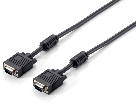 Equip VGA Kabel 1920x1080/60Hz Ferrit St/St 5.00m schwarz Polybeutel