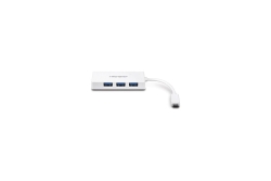 TRENDnet USB-HUB 4-port USB3.0 Ultra-Mini-Hub an USB-C