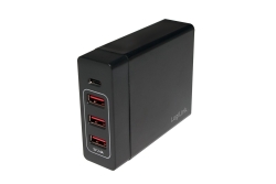 Logilink USB Tischladeadapter 3xUSB-A Port+1xUSB-C Port,60W