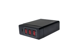 Logilink USB Tischladeadapter 3xUSB-A Port+1xUSB-C Port,60W