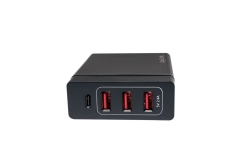 Logilink USB Tischladeadapter 3xUSB-A Port+1xUSB-C Port,60W