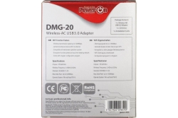 Inter-Tech Wi-Fi 5 USB Adapter DMG-20 USB3.0 Stick 1200Mbps