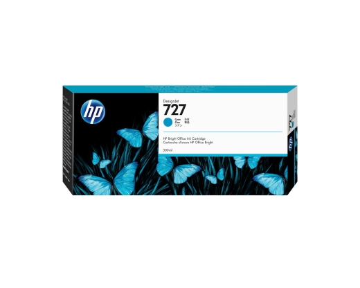 HP 727 Cyan Tintenpatrone 300ml