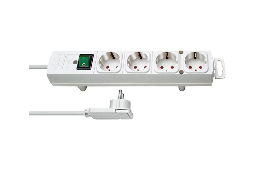 Brennenstuhl Steckdosenl. Comfort-Line 4x 2m Flachstecker