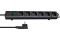 Brennenstuhl Steckdosenl. Comfort-Line 6x 2m Flachst. sw
