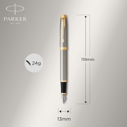 Parker IM Füller | Brushed Metal |...