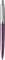 Parker Jotter Kugelschreiber | Victoria Violet | Mittlere Spitze | Blaue Tinte | Geschenkbox