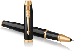 Parker IM Tintenroller | schwarze Lackierung mit...