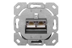 DIGITUS Aufputzdose Cat6 2xRJ45 geschirmt Signalweiß