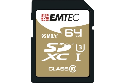 Emtec SD 64GB UHS-I U3 V30 SpeedIN Pro