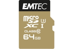 Emtec mSD 64GB UHS-I U3 V30 A1 SpeedIN Pro + Adapter