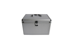 MediaRange Archivierungskoffer für 120 CD/CDs, silber