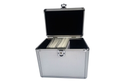 MediaRange Archivierungskoffer für 120 CD/CDs, silber