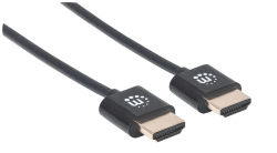 MANHATTAN HDMI-Kabel ultradünn mit Ethernet 1 m....