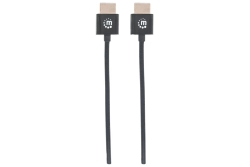 MANHATTAN HDMI-Kabel ultradünn mit Ethernet 3 m. schwarz