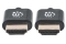 MANHATTAN HDMI-Kabel ultradünn mit Ethernet 3 m. schwarz