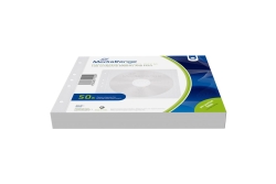MediaRange Vliestaschen für 2 Disc weiß 50er Pack
