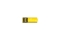 MediaRange USB Nanostick 16GB m. Klammerfunktion gelb