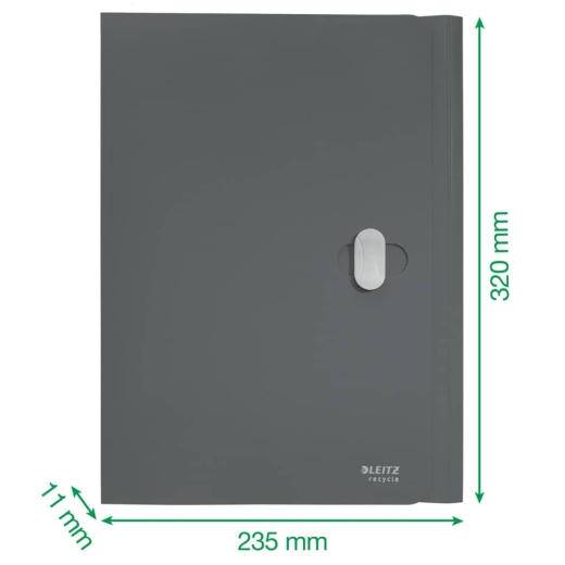 4622 Dokumentenmappe Recycle - A4, PP, klimaneutral, schwarz