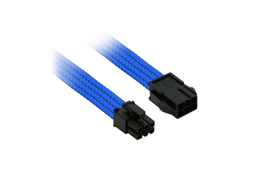 Nanoxia Kabel 6pin PCI-E Verlängerung, 30 cm, blau