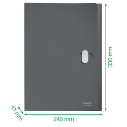 4624 Fächermappe Recycle - A4, 5 Fächer, 250...