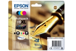 Patrone Epson 16 4er-Pack black + color XL T1636