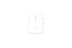 MediaRange Etiketten 99,1x38,1mm 700 St. stark haftend weiß