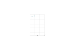 MediaRange Etiketten 70x37mm 1200 St. stark haftend weiß