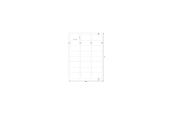 MediaRange Etiketten 63,5x33,9mm 1200 St. stark haftend...