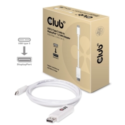 Club3D Kabel USB 3.1 Typ C > DP 1.2 4K60Hz UHD 1,2m...