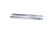 Inter-Tech 19 Teleskopschienensatz 2U 650 mm Silber