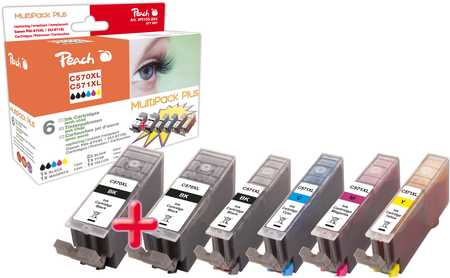 Peach Patrone Canon PGI-570XL/CLI-571XL MultiPackPlus KOM